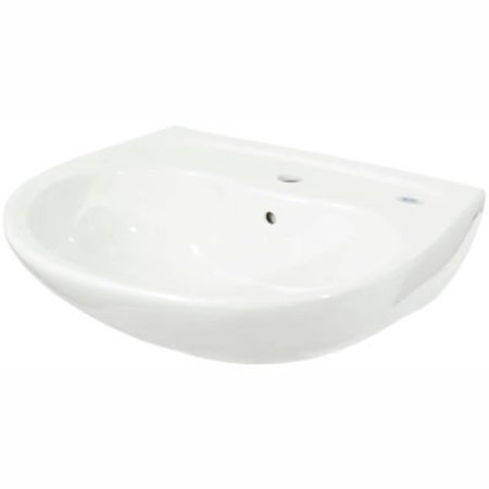 TOTO Toto® LT241G-11 Supreme® 1-Hole SanaGloss Lavatory Sink, Colonial White LT241G-11